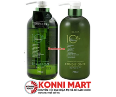 Bộ gội xả Kumano 10 loại tinh chất thảo dược 700ml