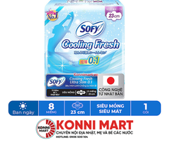Băng Vệ Sinh Sofy Cooling Fresh Mỏng Cánh