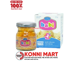 Babi Nước Yến Sào Cho Trẻ Em Sợi Yến Thật 100% - NUTRINEST - Hũ Đơn (42g)