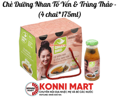 Chè Dưỡng Nhan Tổ Yến & Trùng Thảo - (4 chai*175ml)