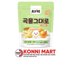 Bánh gạo lứt ăn dặm hữu cơ Alvins Hàn Quốc