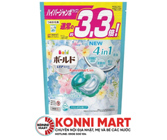 Viên giặt Nhật bản Gelball 4in1 Nhật Bản
