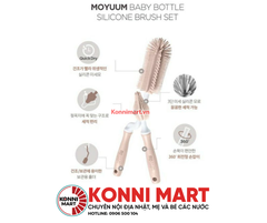 Cọ bình sữa Sillicon Moyuum Hàn Quốc