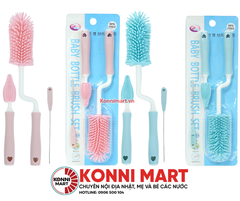 Bộ cọ bình silicon GB-Baby (3 chi tiết)