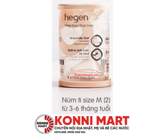 Núm ty bình Hegen size M cho bé 3-6 tháng