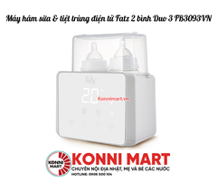 Máy hâm sữa & tiệt trùng điện tử Fatz 2 bình Duo 3 FB3093VN