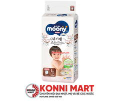 Tã quần Moony Natural size L 36 miếng (9 - 14kg)