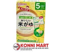 Bột ăn dặm Wakodo vị gạo mới dành cho bé 5m+