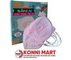 Khẩu Trang Trẻ Em 3D Hình Gấu Panda BIDEN Hộp 10 Cái