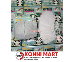 Khẩu Trang Trẻ Em 3D Hình Gấu Panda BIDEN Hộp 10 Cái