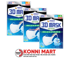 Khẩu trang 3D Unicharm ngăn virus gói 5 miếng