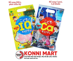 Kẹo mút bổ sung Canxi/IQ Nhật Kodomo - gói 10 cây