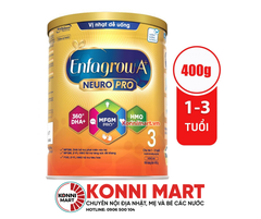 Sữa Enfagrow A+ số 3 (1-3y) 400g