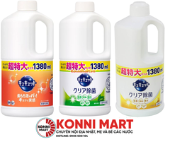 Nước Rửa Bát Kao Kyute Kuyte 1380ml (Nhiều Hương)