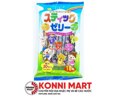 Thạch Rau Câu Ribon 5 Vị Trái Cây (18 Que)