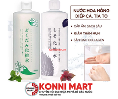 Nước Hoa Hồng Chiết Xuất Diếp Cá, Tía Tô Chinoshio Natural Skin Lotion 500ml