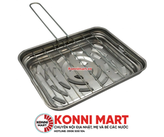 Vỉ nướng Echo 27.5x17.8cm có tay cầm