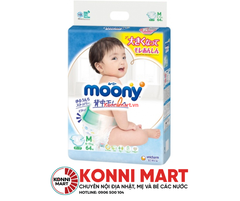 Tã dán Moony size M 64 miếng (6 - 11kg)