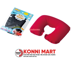 Gối đệm cổ bơm hơi echo 28.5×21×8.5cm hàng nội địa nhật bản