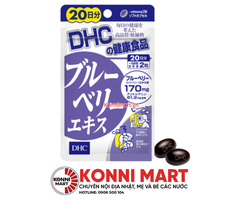 Viên Uống Bổ Mắt Việt Quất DHC Blueberry Extract Cải Thiện Thị Lực