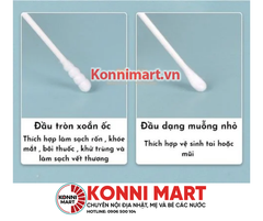 Tăm bông dành cho trẻ em Molli 200 cây