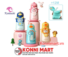 Bình nước giữ nhiệt kichi 500ml cho bé