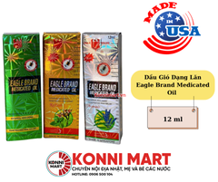 Dầu Gió Dạng Lăn Eagle Brand Medicated Oil 12ml