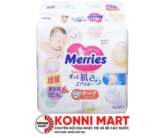 Bỉm Merries nội địa dán Newborn cộng miếng (76+6 miếng)