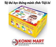 Bộ thẻ học thông minh Anh-Việt bé