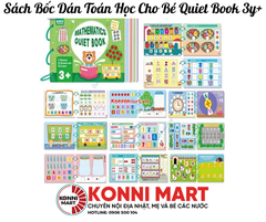 Sách Bốc Dán Toán Học Cho Bé Quiet Book 3y+