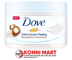 Tẩy da chết body Dove Đức, 225 ml