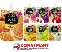 Thạch trái cây konnyaku Tarami vị trái cây 150g (nhiều vị)