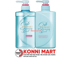 Bộ gội xả Tsubaki Premium Cool sạch dầu, mát lạnh