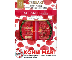 Bộ gội xả Tsubaki Premium Nicolai Bergmann dưỡng ẩm(đỏ)