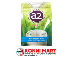 Sữa A2 nguyên kem dạng bột Úc 1kg (trên 1 tuổi và người lớn)