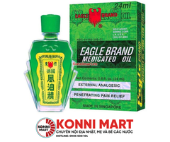 Dầu Gió Xanh 2 Nắp Eagle Brand (Mỹ) 24ml
