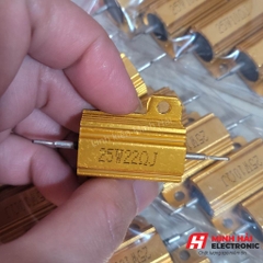 Trở nhôm 25W trở công suất mới-25W5R, 25W10R, 25W15R, 25W22R
