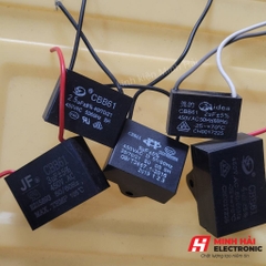 Tụ quạt CBB61 2uf 2.5uf 3uf 450V  Tụ quạt điện 2uf 450V 3uf 450V 4uf 450V chất lượng