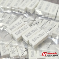 Combo 10 con Trở sứ ngang công suất 5W 22R. 5W 0.33R