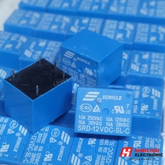 Relay SRD 12VDC SL-C rơ le 10A 5 chân hàng mới đẹp