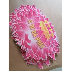 Decan hoa Sen có Danh hiệu Phật A Di Đà - 01 set 10 cái