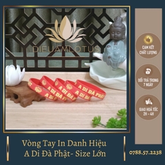 [HCM]Vòng tay cao su Combo 10vòng in danh hiệu A Di Đà Phật người lớn 180 cm
