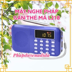 Máy nghe niệm Phật tụng kinh A Di Đà, tụng kinh L-218 usb sd mp3 với fm radio