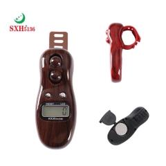 Máy đếm số niệm Phật dạng chuỗi có đồng hồ đèn led nhỏ gọn nhẹ cao cấp - Diệu Âm Lotus