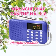 Máy nghe niệm Phật tụng kinh A Di Đà, tụng kinh L-218 usb sd mp3 với fm radio
