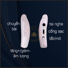 Máy niệm Phật Cánh Sen Trắng 36 bài không gắn được thẻ nhớ dùng pin sạc