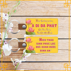 Móc khoá Combo 10c in danh hiệu A Di Đà Phật