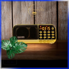 Máy nghe pháp tụng kinh dùng thẻ nhớ usb Fm Craven 836s- DIỆU ÂM LOTUS