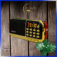 Máy nghe pháp tụng kinh dùng thẻ nhớ usb Fm Craven 836s- DIỆU ÂM LOTUS