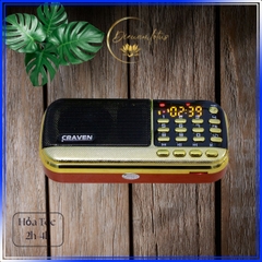 Máy nghe pháp tụng kinh dùng thẻ nhớ usb Fm Craven 836s- DIỆU ÂM LOTUS